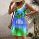 thumbnail image 3 of Vestido de Verano para las Mujeres Impresión Sexy sin Mangas Vestido de Hombro, Verano Casual Y Primavera, 3 of 5