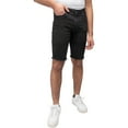 thumbnail image 3 of RAW X Men's Distressed Denim Shorts, Jet Black, 34, 3 of 7
