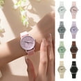 thumbnail image 3 of Women Watch Quartz Watch Round Dial Silicone Strap Candy Color High Accuracy Ladies Wristwatch for Formal Casual Occasions Ladies Quartz Watch, 3 of 8