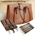 thumbnail image 3 of rygai Bag Shoulder Strap Wide Adjustable Long Snap Hook Clip High Tensile Replacement Bag Accessories Leopard Print Women Crossbody Bag Handbag Belt for Daily,Silver A, 3 of 8