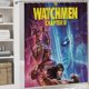 thumbnail image 5 of Hombre de vigilancia-theme 4-Piece Shower Curtain Set with Rugs, Waterproof Bathroom Decor Set Includes Bath Mat, U-Shaped Rug, Toilet Lid Cover and Curtain with Hooks, 5 of 6