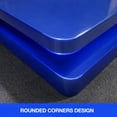 thumbnail image 4 of ARICOEASY Modern LED Coffee Table, 2 Tiers Rectangle Center Table, Blue, 4 of 7