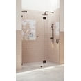 thumbnail image 6 of Glass Warehouse Gw-Gh-60 Halo 78" High X 60" Wide Hinged Frameless Shower Door - Nickel, 6 of 7