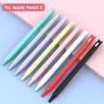 thumbnail image 2 of For Apple Pencil 2 Case Colorful Soft Silicone Compatible For iPad Tablet Touch Pen Stylus Protective Sleeve Cover For Pencil2 Blue, 2 of 6