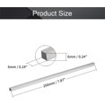 thumbnail image 2 of HUGFEGWE HSS Lathe Tool Bit 6mm x 6mm x 200mm Square Lathe Turning Tool Blanks High Speed Steel Rectangular Fly Cutter Mill Blank 1pcs CJB91-23167, 2 of 7