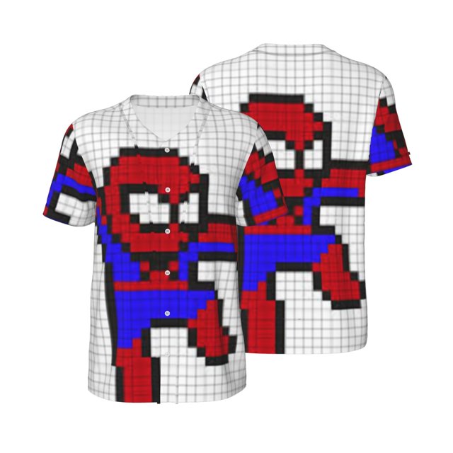 Spider-Man Men's Short Sleeve Baseball T-Shirt