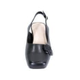 thumbnail image 2 of PEERAGE Cheryl Women Extra Wide Width Dress Slingback BLACK 5, 2 of 6