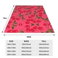 thumbnail image 3 of Vsdgher Cherry Ultra-Soft Micro flannel Blanket Throw Blankets for Couch Sofa, Bed (4 sizes)-40"x30", 3 of 7