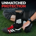 thumbnail image 5 of MediCaptain Soccer Grip Socks with Cushioned Ankle Protection, NonSlip Soccer Socks With Grip Pads, Mens Women Youth Age 13+ Grip Socks, (Black), 5 of 8