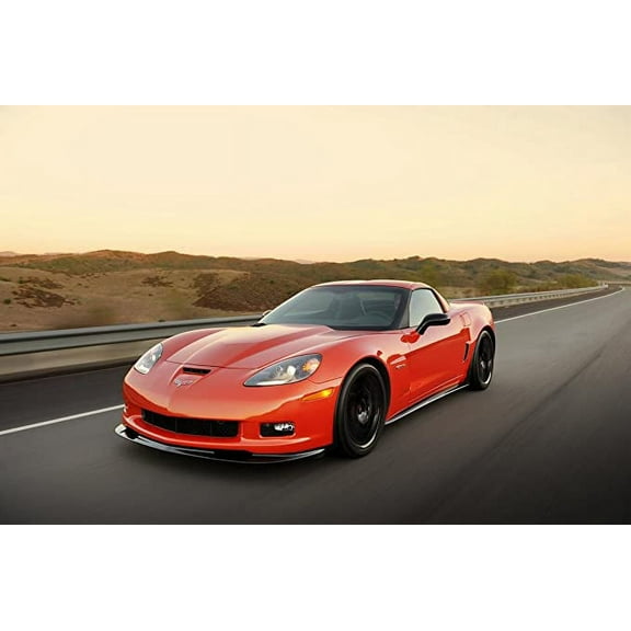 Iconic Arts Laminated 36x24 Poster: 2013 Hennessey Chevrolet Corvette Z06