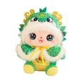 thumbnail image 2 of Muñeco de serpiente de peluche, creativo, cómodo y decorativo, para Año Nuevo. Verde, 2 of 9