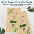 thumbnail image 2 of Avery Printable Postcards, 6" x 11", Kraft Brown, 10ct, 2 of 8