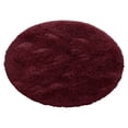 thumbnail image 4 of Bearachild Alfombra redonda de 8 colores para el hogar, sala de estar, dormitorio, alfombra de moda, cojín de poliéster, alfombra larga de felpa para el Conjuntos de muebles de dormitorio vino rojo Bearachild HA001679-03, 4 of 5