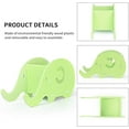 thumbnail image 2 of Desk Supplies Organiser, Mokani Cute Elephant Pencil Holder Multifunctional Office Accessories Desk Decoration, Blue, 2 of 6