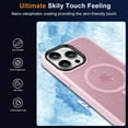 thumbnail image 6 of Strong Magnetic for iPhone 14 Pro Max Case [Compatible with Magsafe] [10FT Military Grade Protective] Translucent Matte Slim Shockproof Case for iPhone 14 Pro Max 6.7"-Pink, 6 of 7