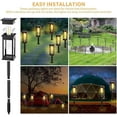 thumbnail image 2 of Kidsjoy Paquete de 6 Luces Solares para Exteriores, IP65, Impermeables, Encendido/apagado Automático, Luces Solares de Jardín de Color Blanco Cálido para Entrada de Pasarela de Patio, Iluminación de Paisaje con Energía Solar, 2 of 9