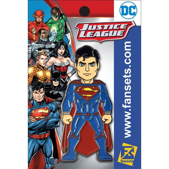DC Comics Justice League SUPERMAN (Rebirth) Licensed FanSets Pin MicroJustice