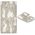 thumbnail image 7 of Dreamtimes Cute Bunny Towel Set of 3, Highly Absorbent Soft Towels with Bath Towel, Hand Towel and Washcloth for Bathroom Hotel Gym Spa, 7 of 7