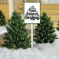 thumbnail image 5 of Eveokoki 8x12Inch Christmas Direction Sign Yard Stake, Joy Love Peace Believe Christmas Garden Stake Wall Ornament Decor for Lawn Outdoor Holiday Decorations Outdoor Display, 5 of 7