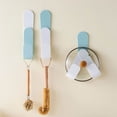 thumbnail image 2 of Bewildely Utensilios de cocina, estante de almacenamiento, organizador, tapa de olla plegable ajustable, soporte de pared, colgador, puerta de Organizadores de utensilios de cocina, 2 of 6