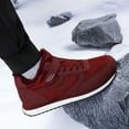thumbnail image 3 of Men Fur Lined Outdoor Waterproof Work Shoes Hiking Winter Snow Boots Walking US, 3 of 6