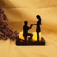 thumbnail image 5 of Iron Candle Holder Romantic Couple Candle Statue Gifts for Couple for Wedding Anniversary, 5 of 8