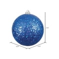 thumbnail image 2 of Vickerman 4.75" Blue 4-Finish Ball Ornament Assortment, 4 per Box, 2 of 4