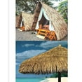 thumbnail image 5 of Artificial thatch roof, reed roof plastic palm roof panels thatched roof shingle, for bar huts Hawaii decoration, 5 of 6