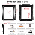 thumbnail image 3 of Podofo 2+32G para Cadillac SLS/Escalade 2007-2012 Carplay Inalámbrico Android Auto 9.7'' Pantalla Táctil Estéreo para Auto Radio Android WIFI GPS FM Bluetooth USB Cámara de Respaldo AHD, 3 of 9