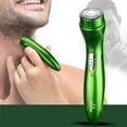 thumbnail image 5 of Men's Shaver Waterproof under $5! Yannianjz Waterproof Men's Shaver, Rechargeable Electric Shaver for Head Face Body, Portable Travel Shaver with Ceramic Blades, Cordless Grooming Kit for Men, 5 of 7
