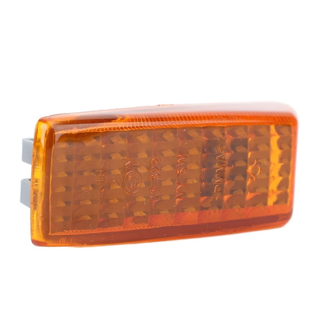 Upgraded Replacement Side Indicator Light Cover, Side Marker Lamp Lens for S Class SL Class W124 W140 R129, Engineered to Conform Precisely to Your Vehicle's Design