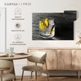 thumbnail image 5 of Elephant Stock Chilled Lemon Cocktail Wall Art - Horizontal Canvas Wall Art - Dining Room Wall Decor - Food And Drink Canvas - Yellow And Orange Decor - 39" x 26", 5 of 8