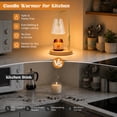 thumbnail image 6 of BEEPRINCESS Candle Warmer Lamp with Timer, Dimmable Wax Melter for Jar Candles, Adjustable Height, Amber, 2 Bulbs, 6 of 10