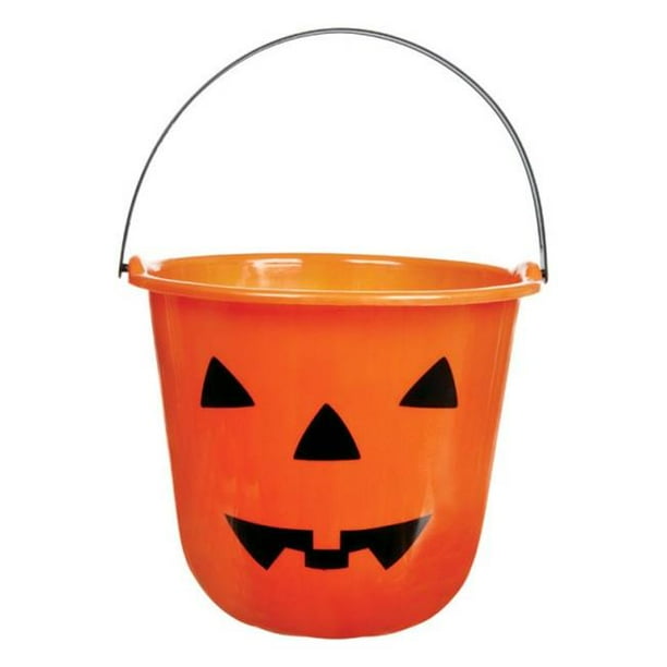 G89797A Halloween Pumpkin Bucket Orange pack of 36