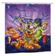 thumbnail image 2 of Cortina de ducha de Scooby Doo, cortina de baño de tela impermeable con dibujos animados, con ganchos gratuitos, decoración del hogar, accesorios de baño, regalos para niños y niñas, 72 x 72 pulgadas, 2 of 8