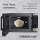 thumbnail image 5 of Horno microondas Farberware de 0.9 pies cúbicos, 900 W de potencia, acero inoxidable, 5 of 6