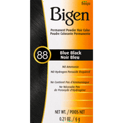 Bigen Permanent Powder Hair Color, 88 Blue Black, 0.21 oz., Adult Female