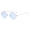 Blue, variant on Siminsem Unique Diamond Shaped Sunglasses for Women, Stylish Geometric Frame Sun Glasses, UV Protection Trendy Shades for Outfits, Yellow, One Size