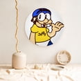 thumbnail image 2 of Lsque Sml Jeffy Pattern Ceramic Decorative Plate Decorative Plates with Display Stand Personalized Porcelain Plate Ceramic Ornaments for Wall Hanging Decoration-8in, 2 of 6