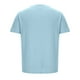 thumbnail image 4 of pstuiky camisetas de hombre, Blusas y camisas casuales de manga corta con cuello en V y botones de color liso para hombre camisas casuales para hombre xxl, 4 of 5