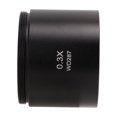 thumbnail image 1 of Stereo Microscope Lens, Small Practical Optical Glass Objective Lens Clear Imaging Simple   for Trinocular Microscope for Lab 0.3X, 1 of 7