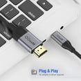 thumbnail image 7 of USB C to HDMI Cable Adapter 6ft 4K,QGeeM USB Type C to HDMI Cable Thunderbolt 3 Compatible with MacBook Pro 2017-2020 IPad pro,Samsung S9 S10,Surface Book 2,Dell XPS 13/15,Pixelbook More, 7 of 7