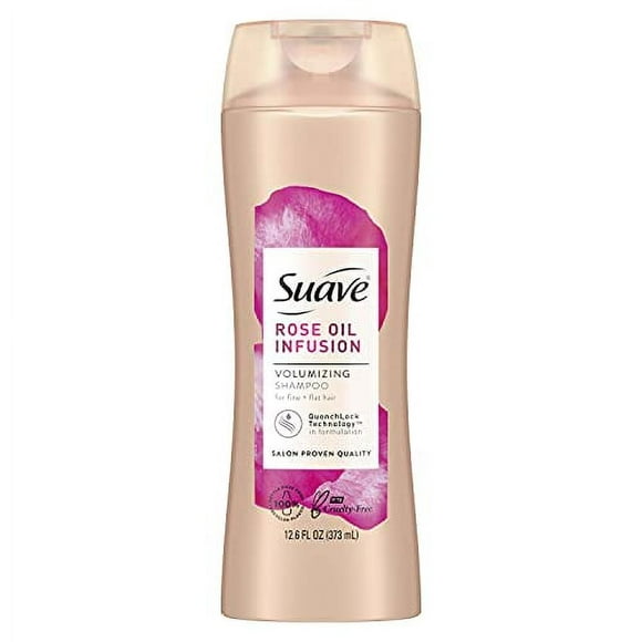 Suave Professionals Shampoo For Fine to Flat Hair Rose Oil Infusion Volumizing Shampoo 12.6 oz