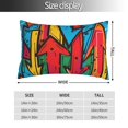 thumbnail image 2 of Rateoe Colorful Arrow Graffiti Pattern Pattern Decorative Pillow Case,Throw Pillow Covers,Plush Pillow Cover,Soft Pillow Case,Velvet Pillow Case-16"x24", 2 of 6