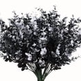 thumbnail image 6 of YIKA Halloween Decoration Fake Flowers Halloween Christmas Violet Flowers Black Leaves Home Decor F3Halloween Yard Decor, 6 of 7