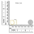 thumbnail image 5 of 10K Gold 1/4 ct TDW Diamond Hoop Earrings (I-J, I2-I3), 5 of 7