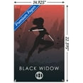 thumbnail image 3 of Marvel Heroic Silhouette - Black Widow Wall Poster with Pushpins, 14.725" x 22.375", 3 of 3
