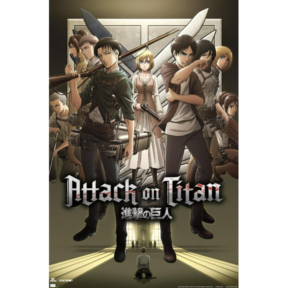 Attack on Titan: Season 3 - Group Wall Poster, 22.375" x 34"