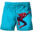 thumbnail image 1 of Marvel Hulk Shorts Kids Casual Pants Boys Cartoon Spiderman Beach Shorts Swimming Shorts Children's Summer Beachwear Swimming11T Gong Bohan LED, 1 of 2