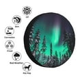 thumbnail image 4 of Easygdp Northern Lights 2 Wheel Cover,Spare Tire Cover,4-17in Spare Tire Cover Universal Fit for Trailer, Car, Truck, SUV, Jeep-15 inch, 4 of 6